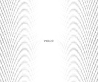 Soyut arkaplan, fikirleriniz için vektör şablonu, monokromatik çizgi dokusu, dalgalı çizgi dokusu