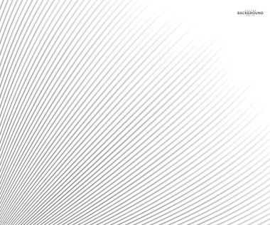 Soyut arkaplan, fikirleriniz için vektör şablonu, monokromatik çizgi dokusu, dalgalı çizgi dokusu