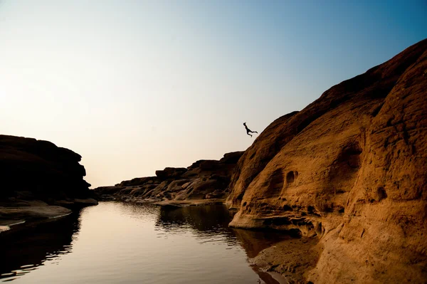 Sam pan bok, ubon-ratchathani, nordöstlich von thailand — Stockfoto