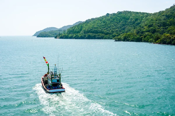 Små fiskebåtar Laem Sing, Chanthaburi Thailand — Stockfoto