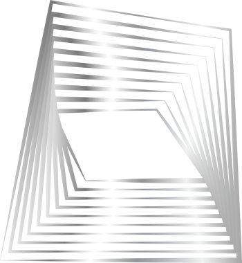 Metalik gümüş, bayrak, çerçeve ve sembolle kare dinamiği