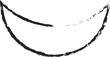 Geometrik fırça çizilmiş şekiller