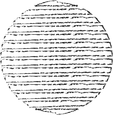 Geometrik fırça çizilmiş şekiller