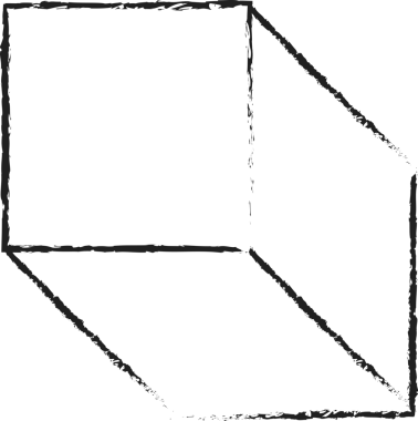 Geometrik fırça çizilmiş şekiller