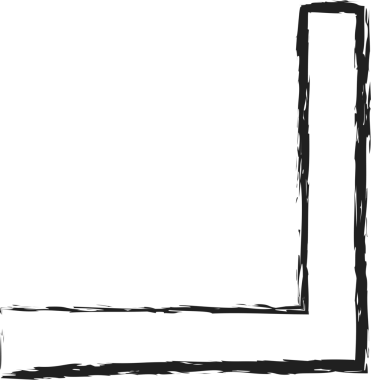 Geometrik fırça çizilmiş şekiller