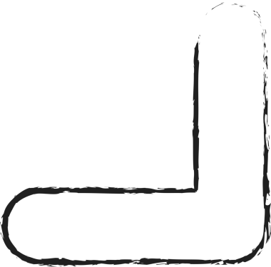 Geometrik fırça çizilmiş şekiller