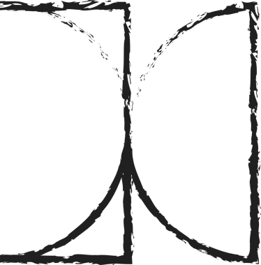 Geometrik fırça çizilmiş şekiller