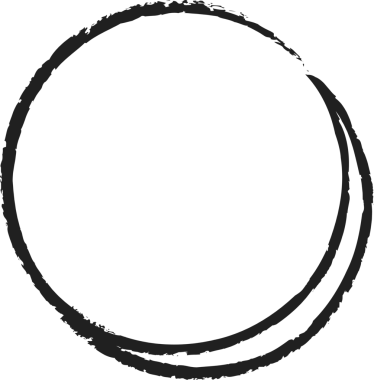 Geometrik fırça çizilmiş şekiller