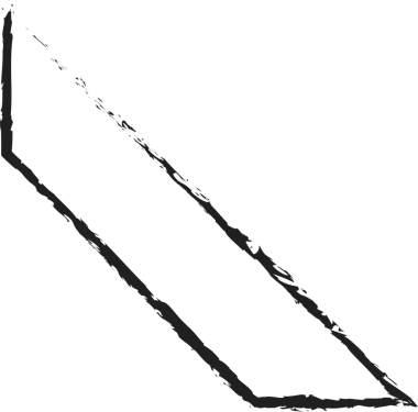 Geometrik fırça çizilmiş şekiller