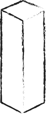 Geometrik fırça çizilmiş şekiller