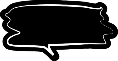 Kara konuşma balonu, diyalog, konuşma, düşünme