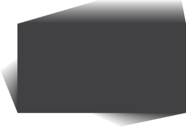 Dikdörtgen gölge. Nesne karartmasından düşen gri gölgeler