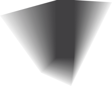 Dikdörtgen gölge. Nesne karartmasından düşen gri gölgeler