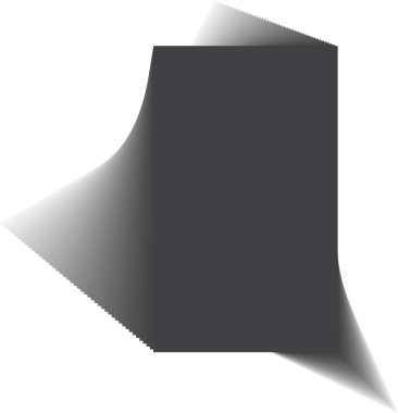 Dikdörtgen gölge. Nesne karartmasından düşen gri gölgeler