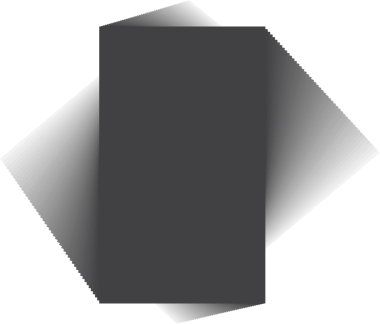 Dikdörtgen gölge. Nesne karartmasından düşen gri gölgeler