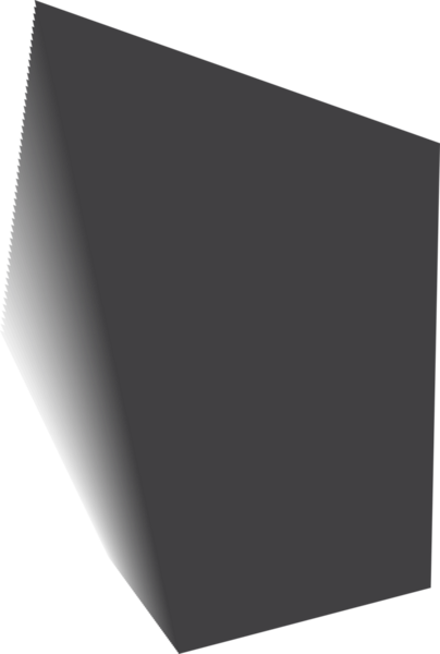 Dikdörtgen gölge. Nesne karartmasından düşen gri gölgeler