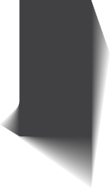 Dikdörtgen gölge. Nesne karartmasından düşen gri gölgeler