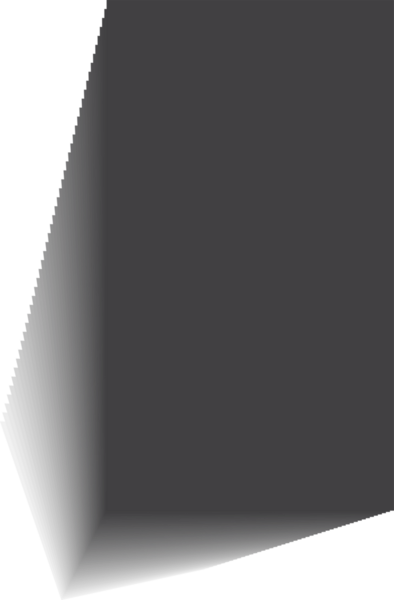 Dikdörtgen gölge. Nesne karartmasından düşen gri gölgeler