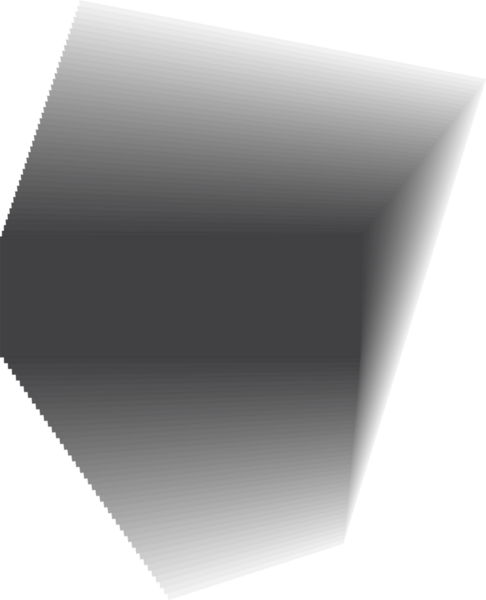 Dikdörtgen gölge. Nesne karartmasından düşen gri gölgeler