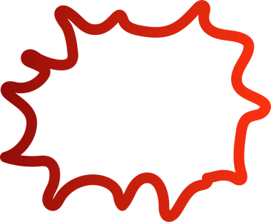 Konuşma baloncukları kırmızı çizgi, sohbet, diyalog