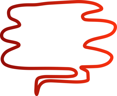 Konuşma baloncukları kırmızı çizgi, sohbet, diyalog