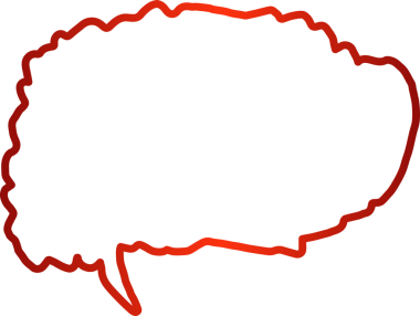 Konuşma baloncukları kırmızı çizgi, sohbet, diyalog