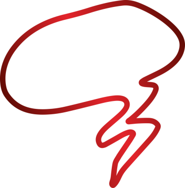 Konuşma baloncukları kırmızı çizgi, sohbet, diyalog