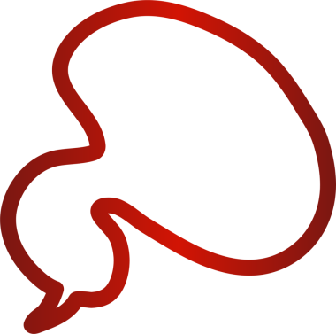 Konuşma baloncukları kırmızı çizgi, sohbet, diyalog