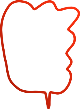 Konuşma baloncukları kırmızı çizgi, sohbet, diyalog