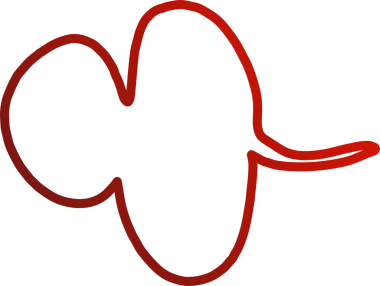 Konuşma baloncukları kırmızı çizgi, sohbet, diyalog