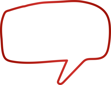 Konuşma baloncukları kırmızı çizgi, sohbet, diyalog