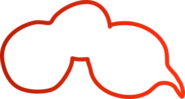 Konuşma baloncukları kırmızı çizgi, sohbet, diyalog