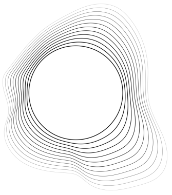 Rozetler, etiket, logo, pankart için yarım ton şeklinde daire çiz