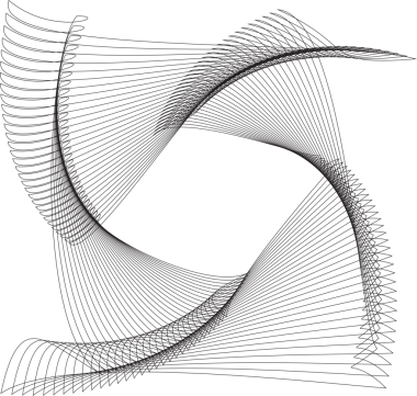 Harmanlama efektli Geometrik şekil çizgisi Futuristik teknoloji kavramı