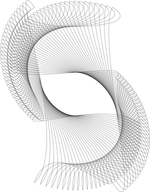 Harmanlama efektli Geometrik şekil çizgisi Futuristik teknoloji kavramı