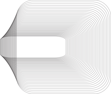 Harmanlama efektli Geometrik şekil çizgisi Futuristik teknoloji kavramı