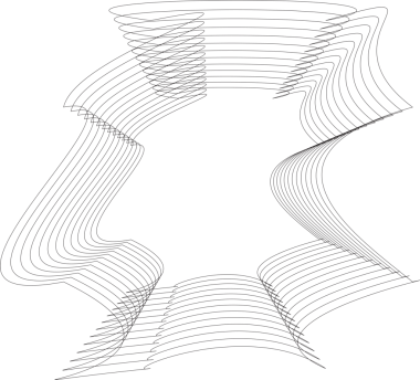 Harmanlama efektli Geometrik şekil çizgisi Futuristik teknoloji kavramı