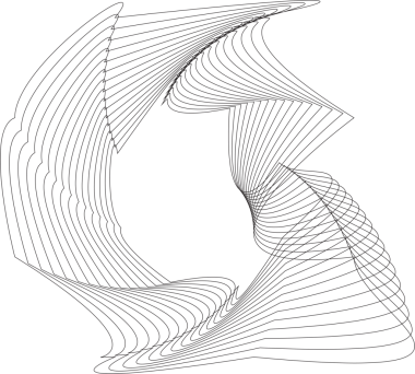 Harmanlama efektli Geometrik şekil çizgisi Futuristik teknoloji kavramı
