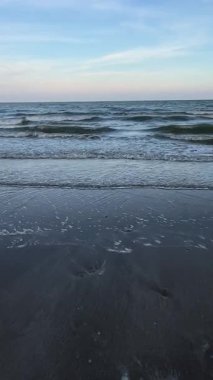 Okyanus dalgaları ve deniz doğası yazı