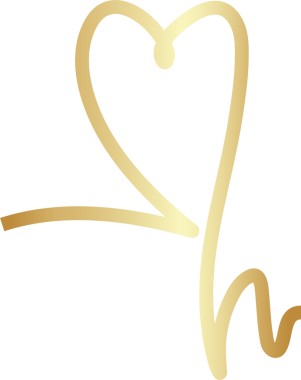 Aralıksız altın çizgiler kalp işareti, aşk, romantik