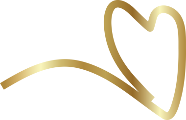 Aralıksız altın çizgiler kalp işareti, aşk, romantik