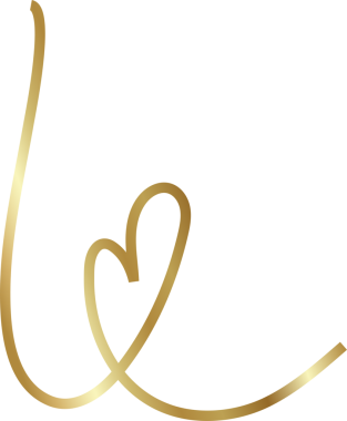 Aralıksız altın çizgiler kalp işareti, aşk, romantik