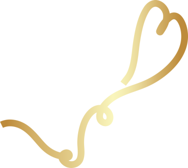 Aralıksız altın çizgiler kalp işareti, aşk, romantik