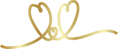 Aralıksız altın çizgiler kalp işareti, aşk, romantik