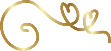 Aralıksız altın çizgiler kalp işareti, aşk, romantik