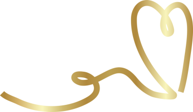 Aralıksız altın çizgiler kalp işareti, aşk, romantik