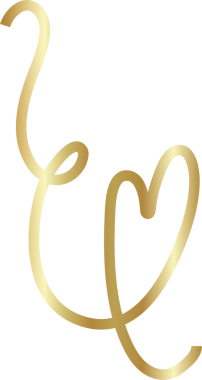 Aralıksız altın çizgiler kalp işareti, aşk, romantik