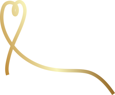 Aralıksız altın çizgiler kalp işareti, aşk, romantik