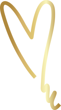 Aralıksız altın çizgiler kalp işareti, aşk, romantik