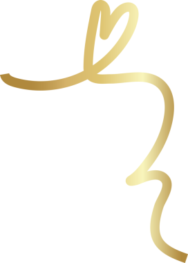 Aralıksız altın çizgiler kalp işareti, aşk, romantik